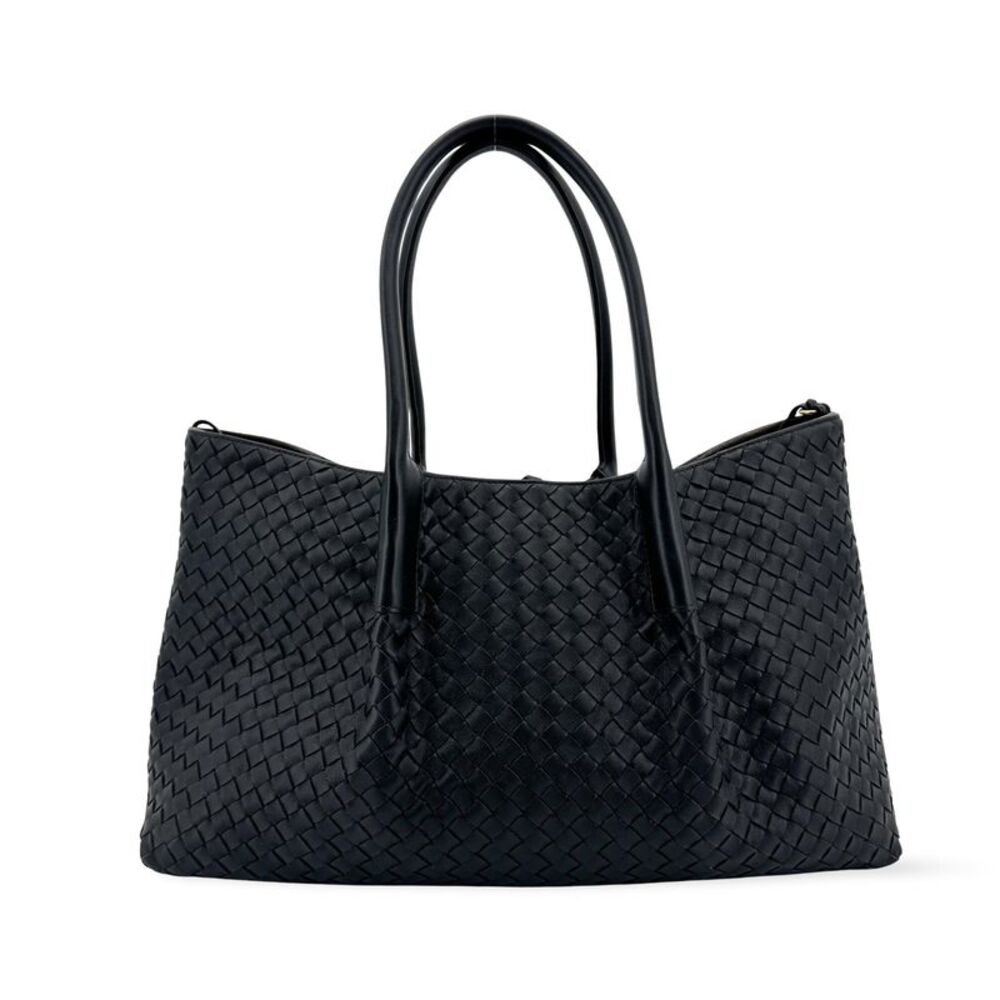 Bottega Veneta Intrecciato Medium Tote Bag Black